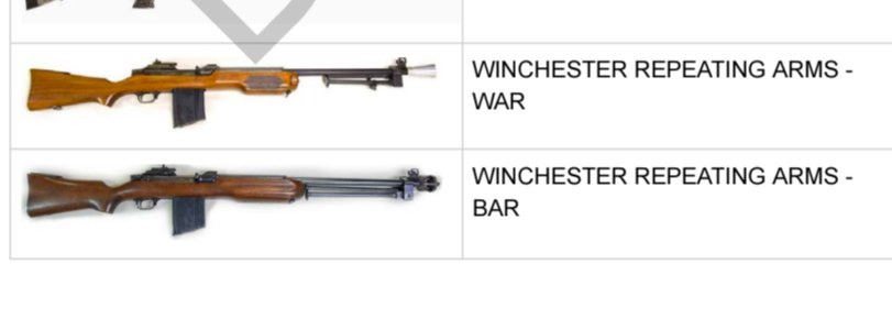 snarkyposters's tweet photo. @2Aupdates They are absolutely saving the world from two 1945 prototype rifles that never entered production and had at most twenty ever made.

These are currently in a museum. https://t.co/gmJEbtyyYo
