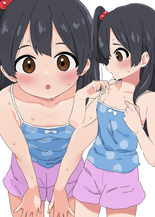 あんこちゃん コピ本で描いたあんこちゃんのやつ塗ったりした③🐰暑かったので…