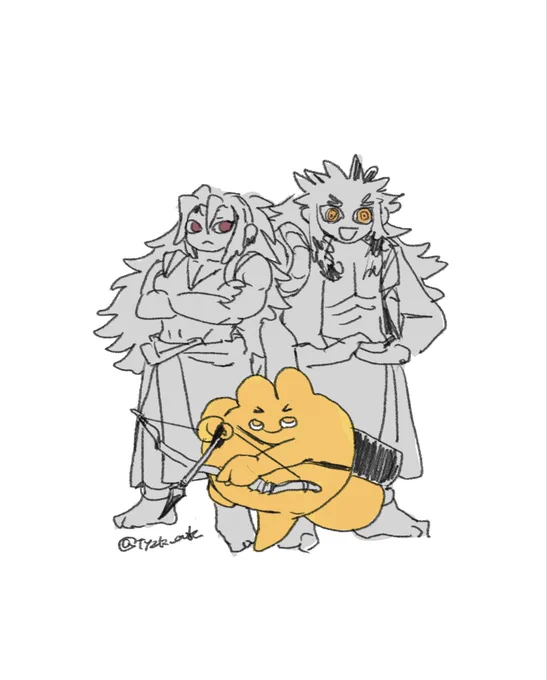 よみツガが大変面白いという落書き 毛玉をお借りしています