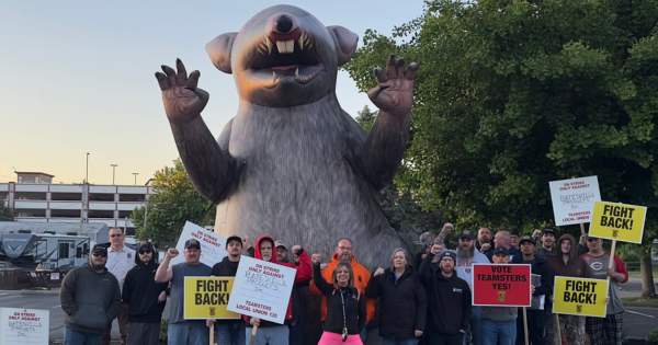 ILRLaborAction's tweet photo. @Teamsters local 135 workers at Batesville Products in Lawrenceburg, IN are on strike as of 5/11/26.

They are demanding union recognition, citing union busting and delays at the NLRB.

https://t.co/RRYiFAPjlX https://t.co/lQC4ecBv36