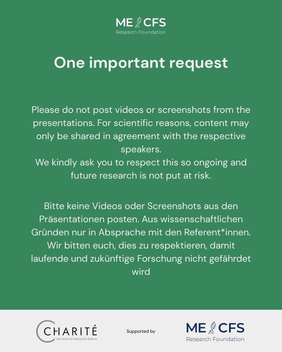 MECFSResearch's tweet photo. More than 7,300 people joined the Int. #MECFSConference26. Thank you! 💛 Videos and presentation summaries will be available soon.❗️Please do not post videos or photos from the presentations before the official release to avoid putting ongoing research at risk. https://t.co/3OBURhTVqj