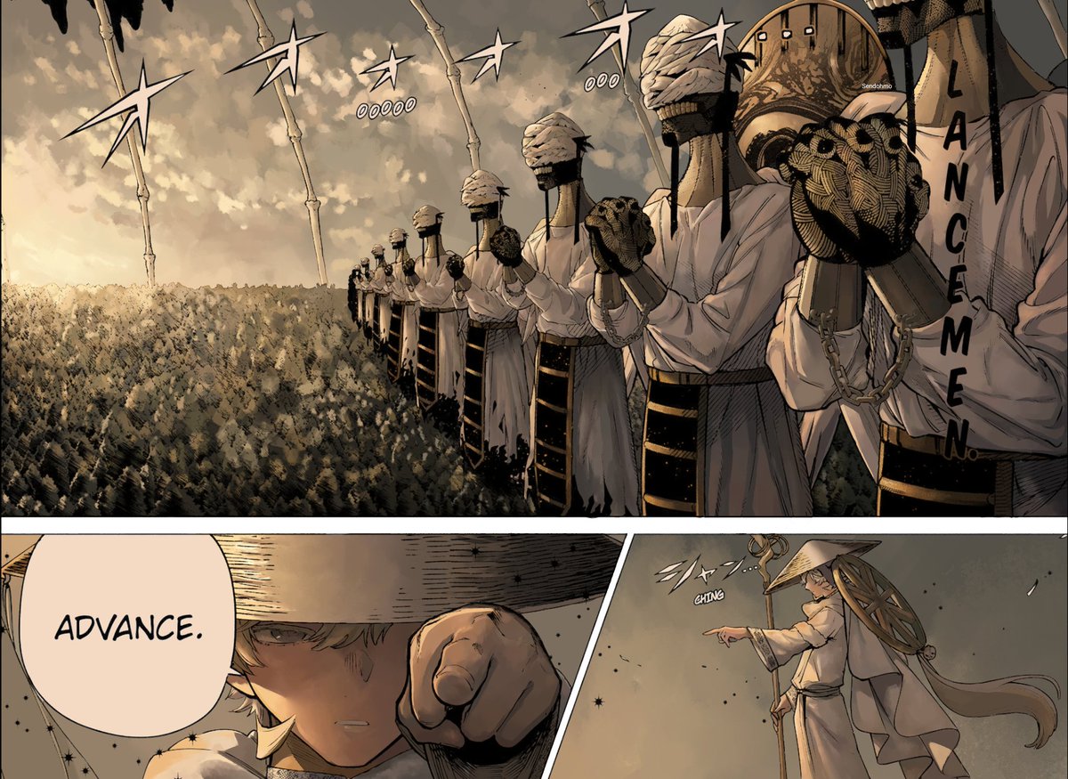 Sendohmo's tweet photo. "Advance"
#ichithewitch #manga #mangacoloring https://t.co/YGVkUniVCb