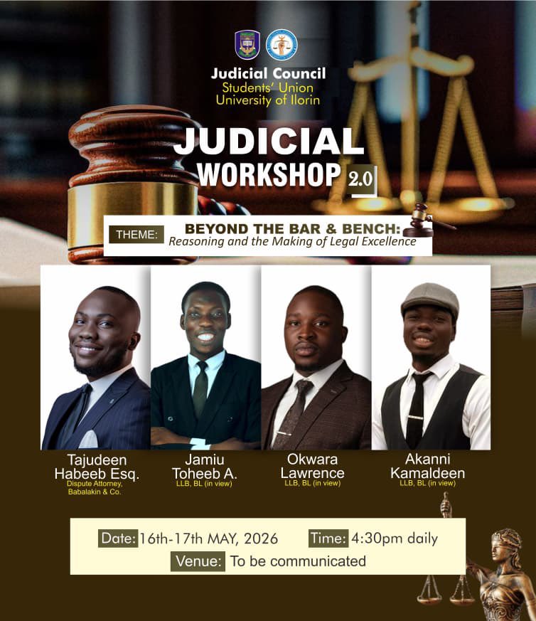 Students’ Union Judicial Council, Unilorin tweet media