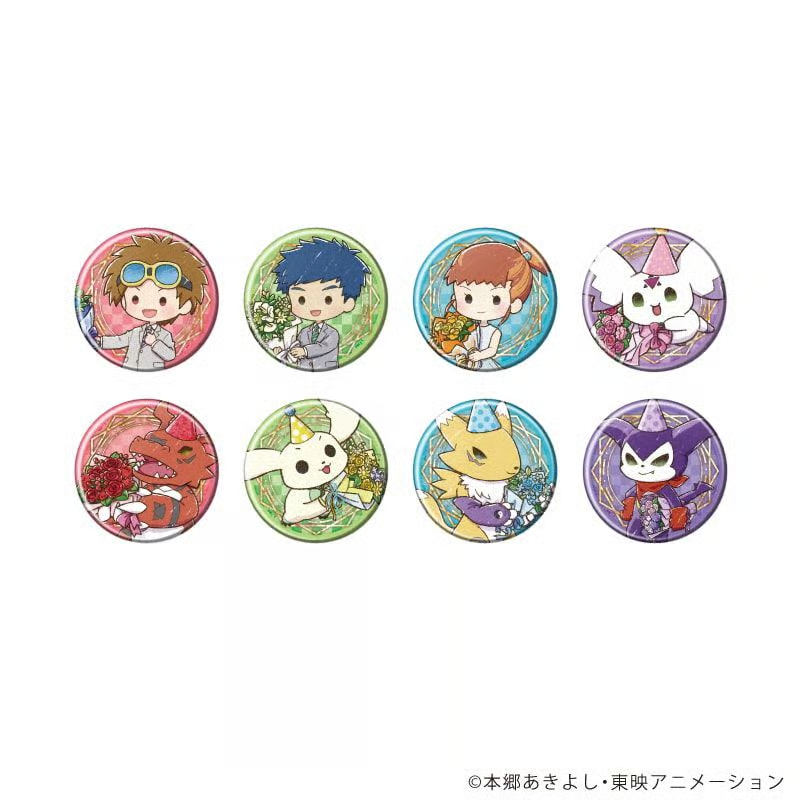 完売情報】 『#デジモンテイマーズ』 缶バッジ 04/お祝いver