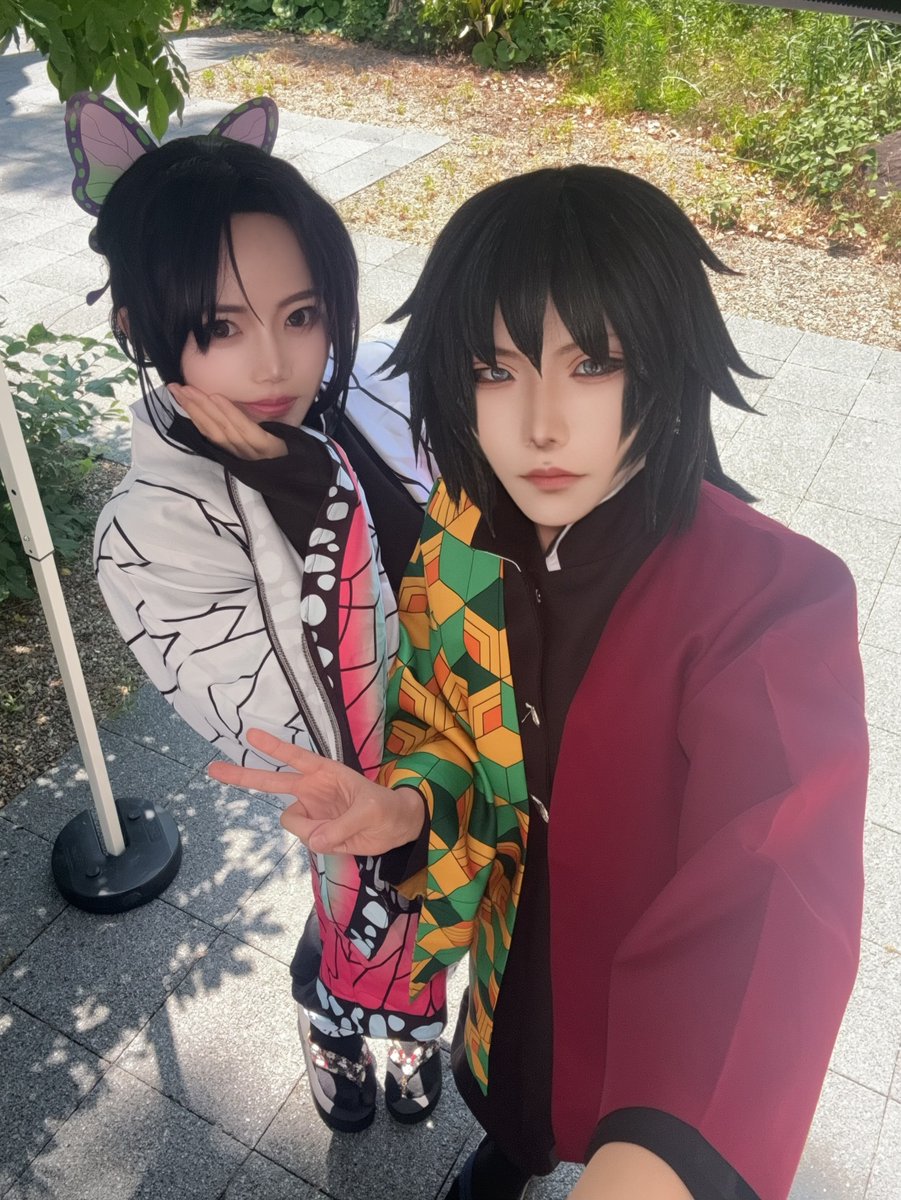 amo_ri00's tweet photo. 旧安川邸のイベント参加してきました！
胡蝶きなこと😄✨️
まだ5月だが？？？て気温🫠🫠
野外は秋までお休みだな

#安コス　#安川邸 https://t.co/YcRjssxAvH