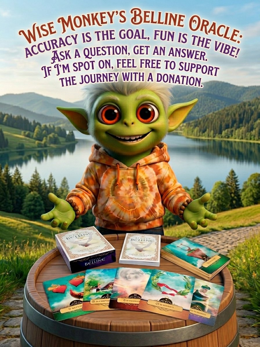 Mtt_Superdaim's tweet photo. Wise Monkey’s Oracle Belline is open! 
​Accuracy is the Goal, fun is the Vibe! I’m offering free readings now. 
​✨ How it works:
​Drop your question DM. 
If accurate or helpful, feel free to support 💰 😁 
​#OracleBelline #FreeReading #WiseMonkey #Mindset #caveman https://t.co/HZnHXqGSc4