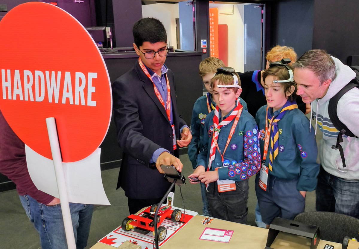 roboticsbyjay's tweet photo. Jays project MindsPi got selected as Judges favorite at Coolest Projects 2026. Many thanks to @CoolestProjects @RaspberryPi_org @Raspberry_Pi @CodeClub  @gregfoot https://t.co/hHMidK4RS2