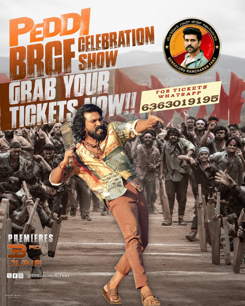 Bengaluru RamCharan Fans tweet media