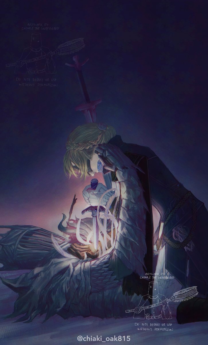 chiaki_oak815's tweet photo. 'Until death do us part'

#ELDENRINGNIGHTREIGN #ELDENRING https://t.co/2jpDWl0mAO