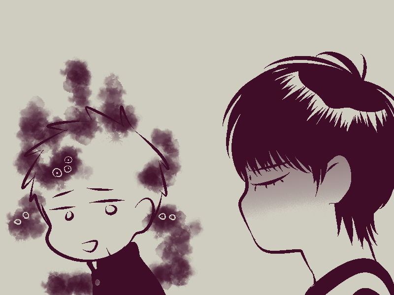 ytk_sd's tweet photo. 「先輩今日…葬式とか行ったすか」
「おお、そうなんだよよくわかったな…叔父さんが亡くなってさ」
「しお…」
「あ、忘れてた」
「ちゃんとしたほうがいいっす」
「おお…そうだな、ありがと、でもおまえそういうの気にするんだな、ちょっと意外」
「先輩は特別（やばい）」
「おお………………」 https://t.co/qIFPem0fuv
