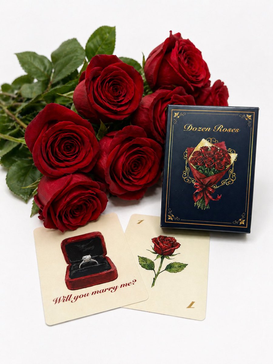 koudai_bg's tweet photo. @BGDesignTaiwan Dozen Roses🌹
Even one rose can change the meaning of your love.
No language-dependent components,
so international players can enjoy it too 💍
👥 2–5 Players
⏱️ 15 min
💴 2,000 JPY
📍Booth: Sat F15「Hanakotoba」
Rulebook👇
https://t.co/d47fyDzbWd
#GameMarket2026Spring https://t.co/W3lFZu3zS4