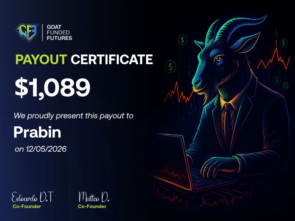Goat Funded Futures tweet media