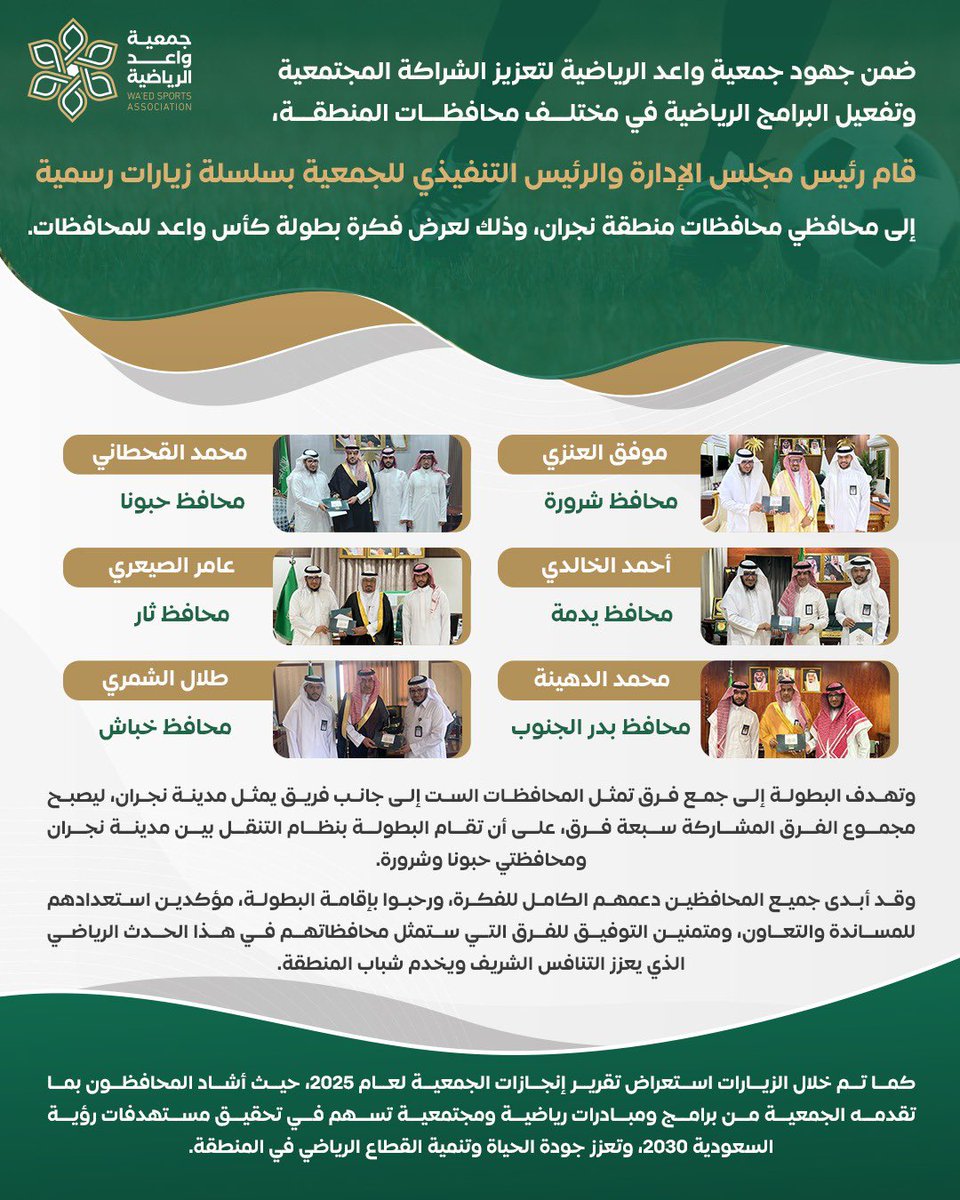 جمعية واعد الرياضية بنجران tweet media