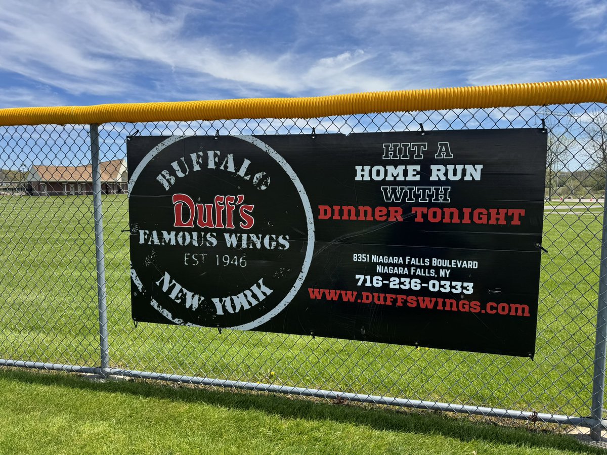 TwolvesBase's tweet photo. Today's 12u league game is sponsored by Duff's Famous Wings https://t.co/LcuWh9zEOj