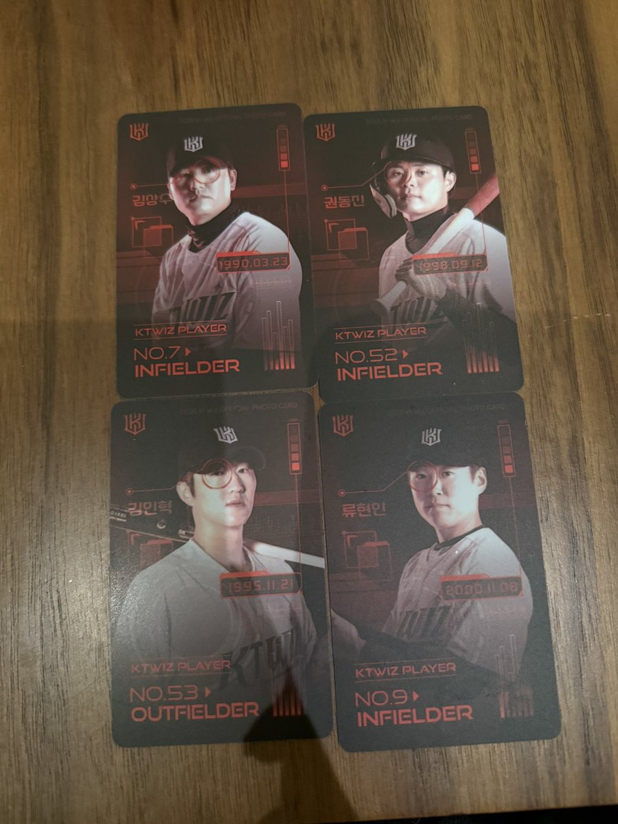 WIZyouuu's tweet photo. #RT
1번 포카
김민혁 원상현 우규민 강현우 -> 장진혁

2번 포카
김상수 김민혁 권동진 류현인 -> 최원준

교환 구합니다……. 제발여….. 😭😭 https://t.co/2i54UTkQuJ