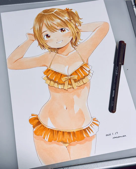 A4サイズ原画描けたー! デザフェス63にて