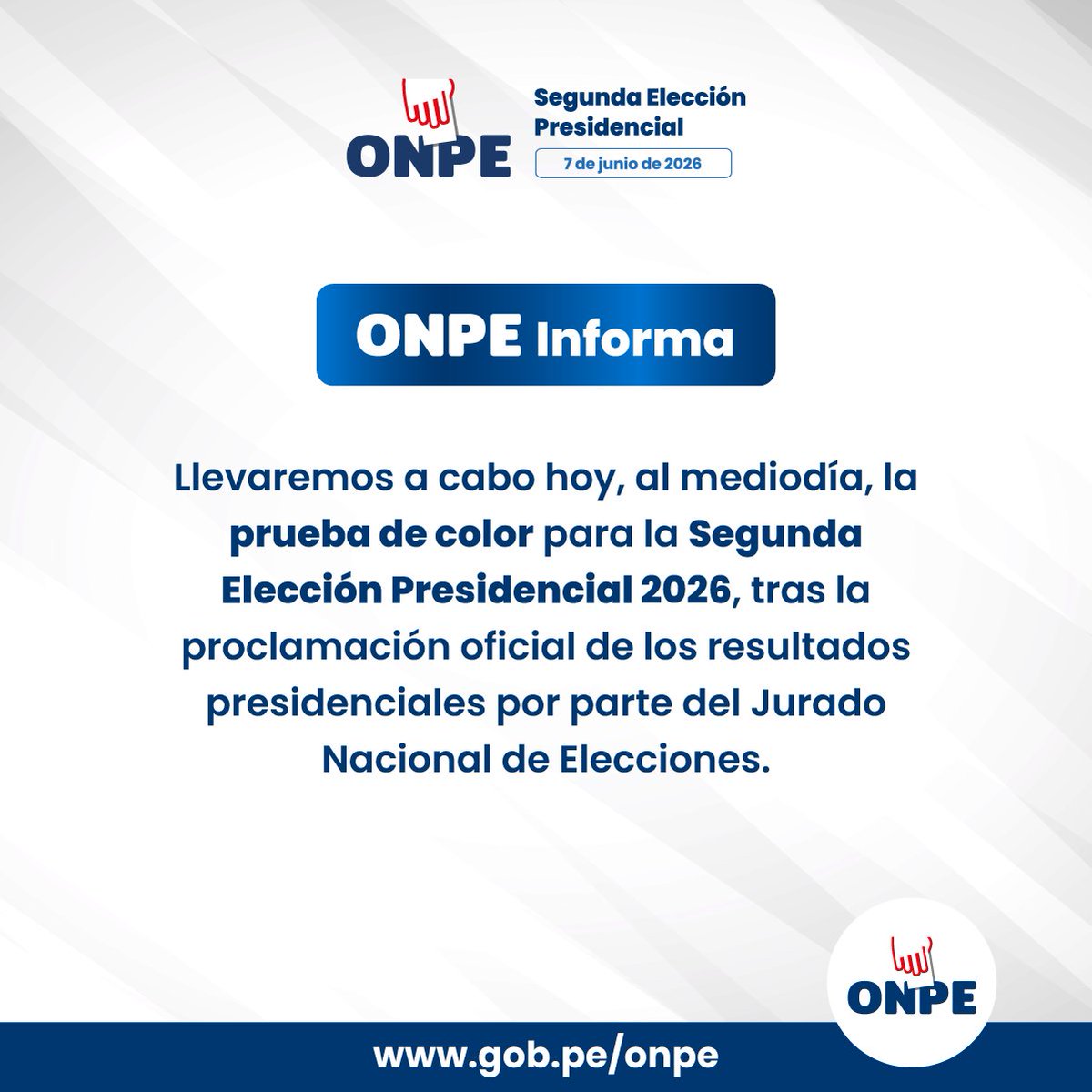 ONPE tweet media