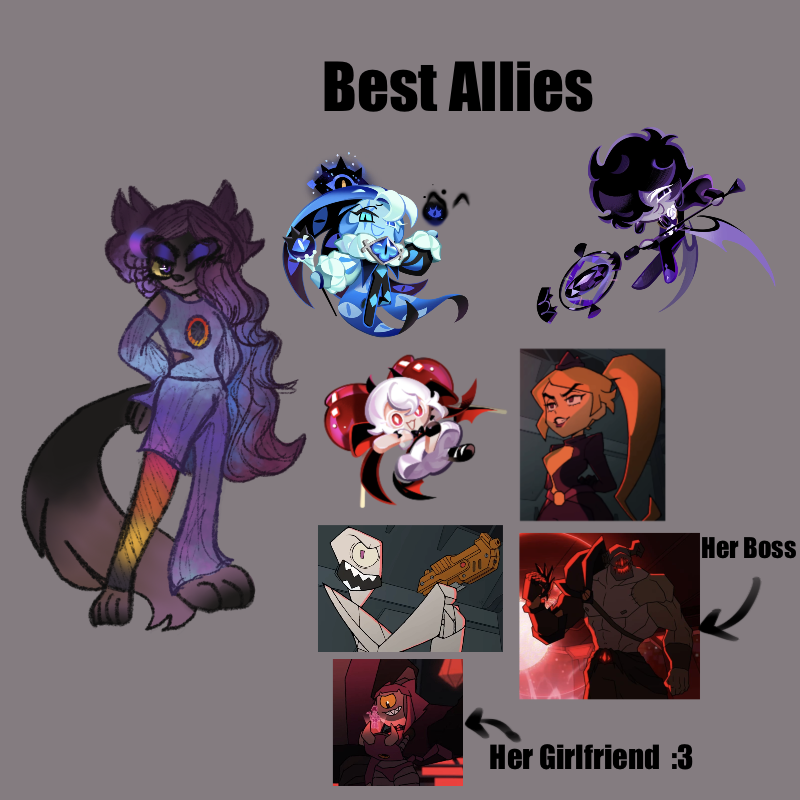 MeowyDOOdleZZZ's tweet photo. Here the inspirations, lieutenants, and her friends!
#CookieRunKingdom #Gameoverse ##HazbinHotel #MLPGEN5 https://t.co/Oc4RW4pxA0
