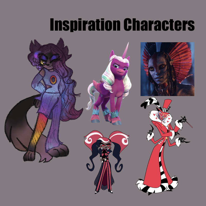 MeowyDOOdleZZZ's tweet photo. Here the inspirations, lieutenants, and her friends!
#CookieRunKingdom #Gameoverse ##HazbinHotel #MLPGEN5 https://t.co/Oc4RW4pxA0