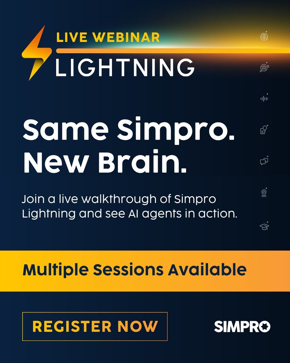 Simpro Software tweet media