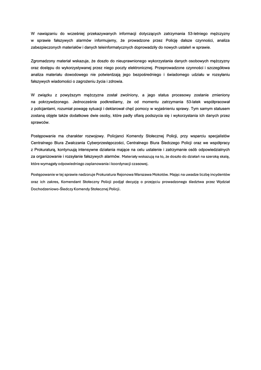 Policja Warszawa tweet media