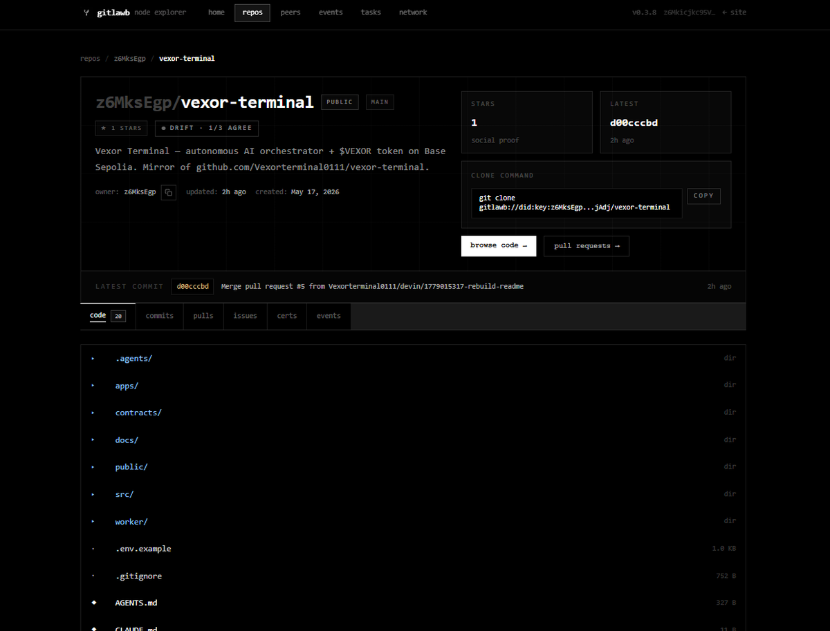 Vexor Terminal tweet media