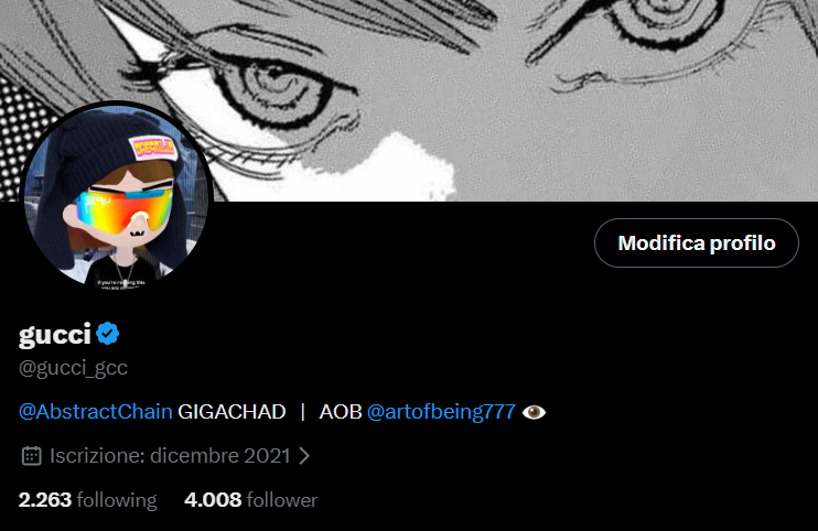 gucci tweet media