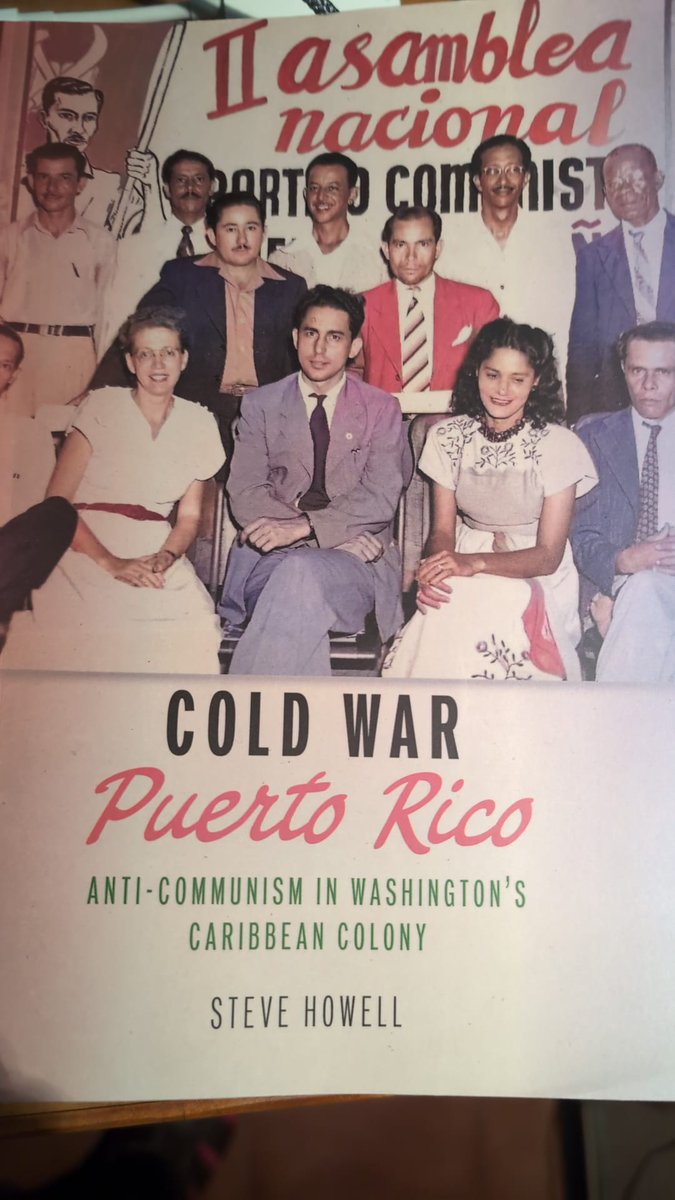 FromSteveHowell's tweet photo. Cold War Puerto Rico exposes how the US stymied independence during the Cold War using economic threats, repression, and covert action. Spread the word.

You can order it through bookstores, via the publisher, or on Amazon.

Check it out here: https://t.co/JFMMHsRFVy https://t.co/9DZQbNWWCV