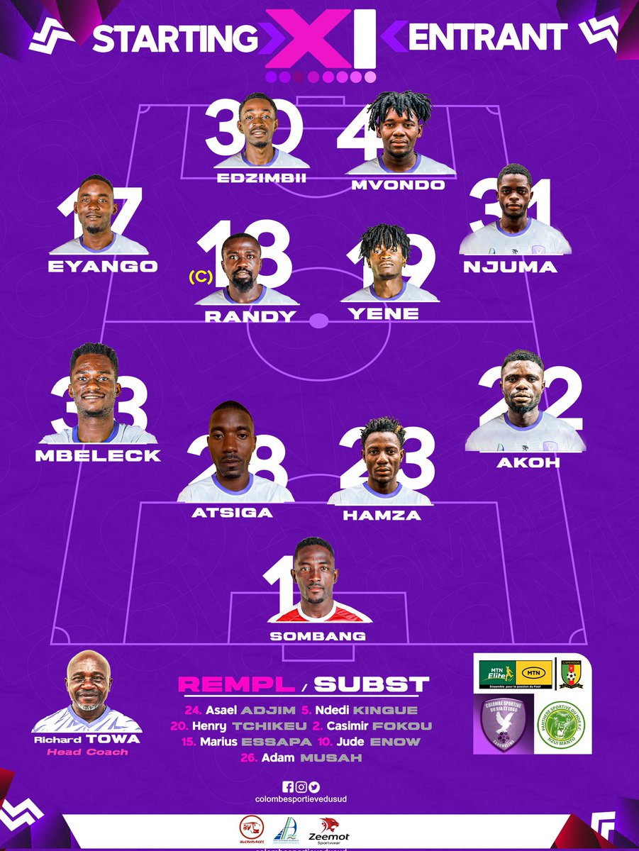 COLOMBE SPORTIVE DU SUD 🕊️🇨🇲 tweet media