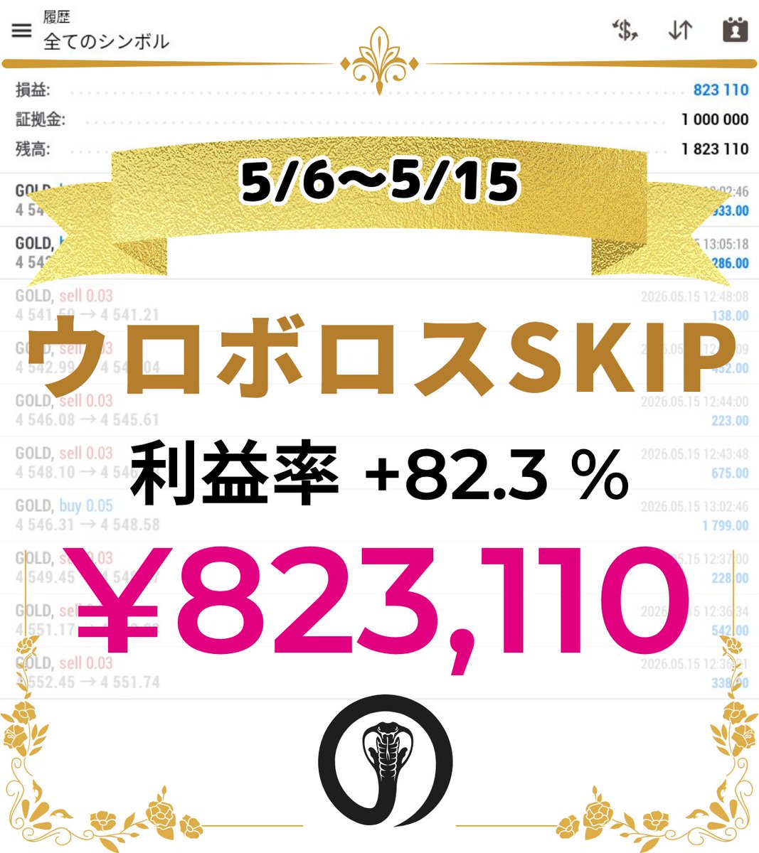 レオル|Leonidasグループ最高責任者/自動売買EA/ドル円/GOLD/XAUUSD tweet media