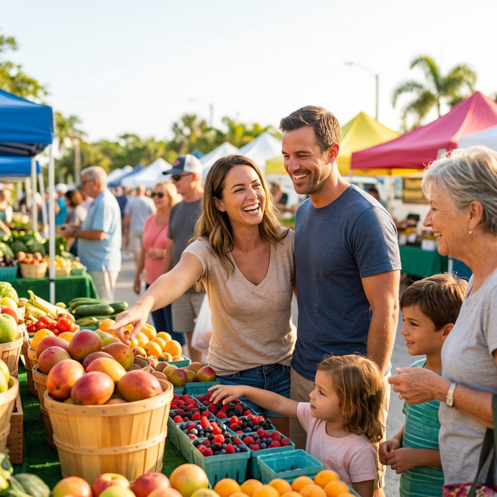 GuilletteGroup's tweet photo. My absolute favorite way to start a Saturday is wandering the Bonita Springs Farmers Market. 🌴

I always grab a fresh coffee before catching up with neighbors. The community energy is unmatched.

What is your go-to weekend routine around SWFL? #SWFL #BonitaSprings https://t.co/Npb4K1QqYI