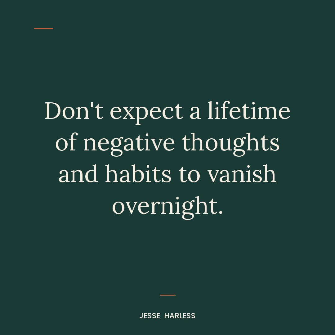 JesseHarless22's tweet photo. If you've been doing a habit every day to survive for most of your life, don't expect to change overnight. 

Even if it's a habit that you don't enjoy but somehow find relief, you're not crazy. 

We often go through phases in our life where we pick up habits that are no good. https://t.co/PUOudi7VRg