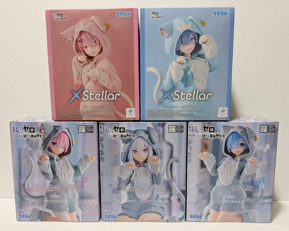 ▶️もふもふパックそろいました Re：ゼロから始める異世界生活
