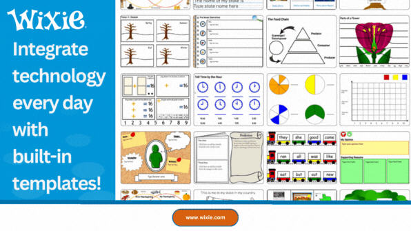Tech4Learning's tweet photo. Thousands of cross-curricular templates and activities make it easy to integrate Wixie into daily classroom instruction.

Try Wixie with your students free for 90 days:

https://t.co/NVWv7ZXmdm https://t.co/GiU6ci6tSd