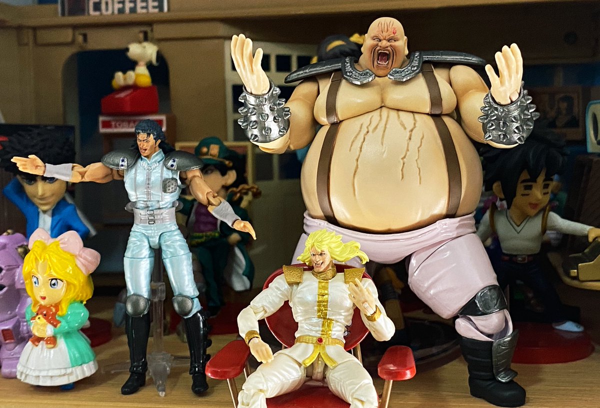k.k.5様用です°・*:.。.☆ というわけで開封ｰﾝ！ 北斗の拳 DIGACTIONシリーズ！ 基本5cmほどの