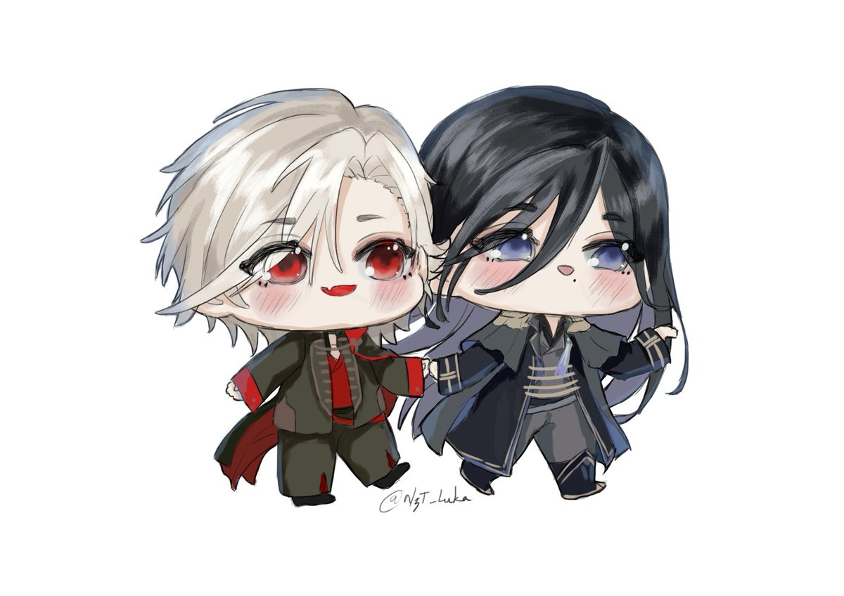 N3T_Luka's tweet photo. _"Hold my hand and go out on a date!"
_"Sure, let's go.....Ahahaha." https://t.co/koXngYjRTp