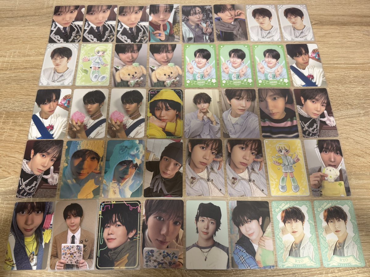 _sk246's tweet photo. NCTWISH NCT WISH うぃし ウィシ ラントレ ラキドロ 韓国ペンミ

【譲】 画像のもの（シオン、リク、ユウシ、ジェヒ、リョウ）

【求】 サクヤ

郵送、ペンミ両日手渡し
異種◎

#nctwish交換 https://t.co/SqSEJx6D3c