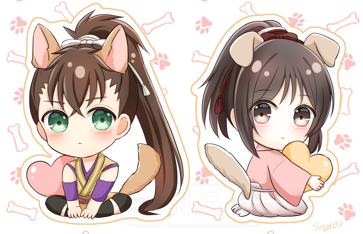 千珠千月 久しぶりに参加させていただきます！ わんこな平千🐶 #毎月18日は薄桜