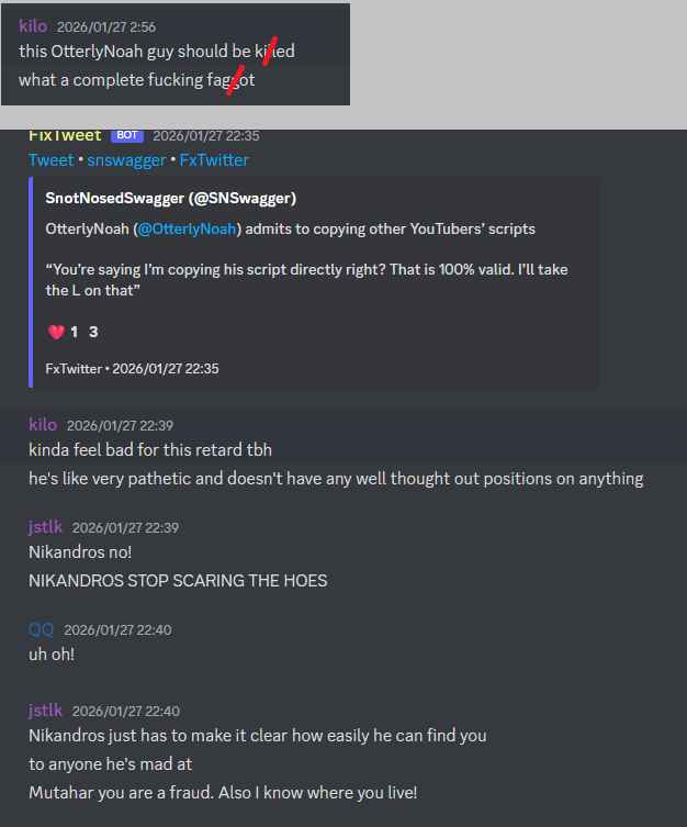 Itzsimpman's tweet photo. No big commentary channels have picked up the doxxing server story. I am SICK of the Big Sweep and I ask you once again to retweet me to spread the word. 

@kuihman @irationalchad @jstlk_  @denaltb @dancantstream @TheOmniLiberal @ShamooYT https://t.co/tqmYMqTlCS