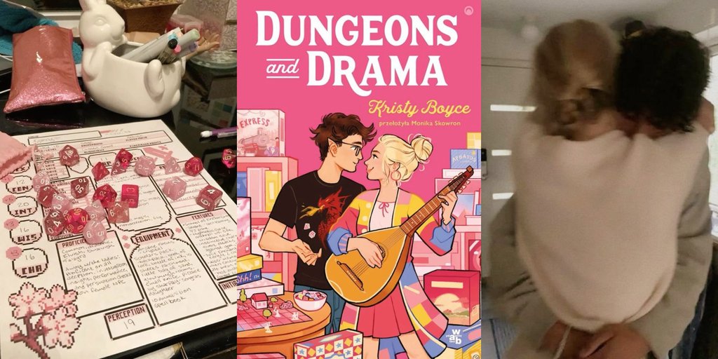 cafeinemari's tweet photo. 1. Dungeons &amp; Drama — Kristy Boyce     𓂃𓂃𓂃𓂃   ★ ★ ★ ★ ½ + ♡ 𓂃𓂃𓂃𓂃 https://t.co/wHxabteT9g
