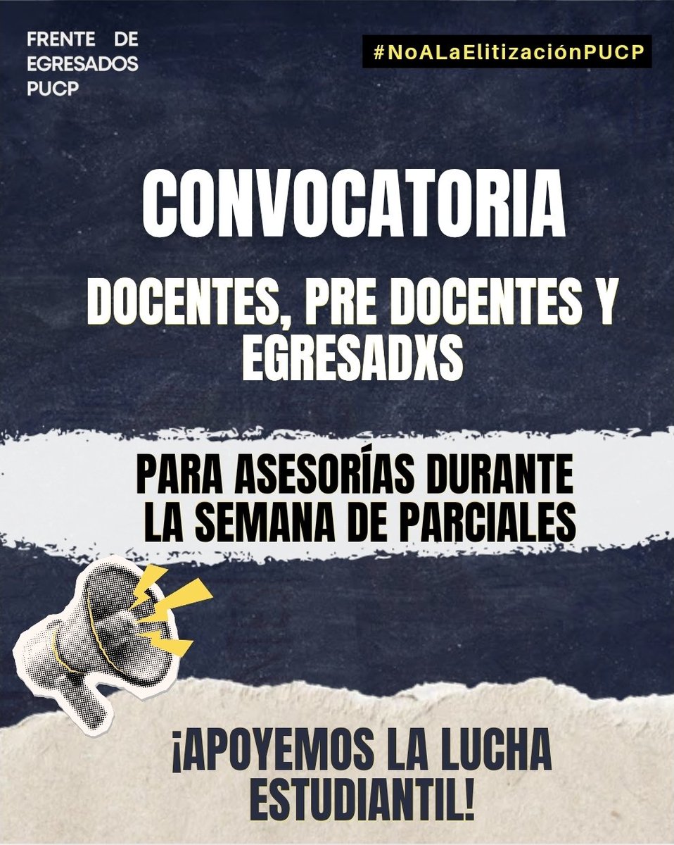 Frente de Egresados PUCP tweet media