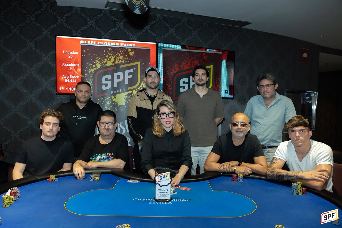 SPFpoker's tweet photo. MESA FINAL CLOSER 🏆

Última mesa final del evento ya formada.

¡Mucha suerte a todos! 🍀 @CasinoAdmiralSV https://t.co/eCDP3p67IW