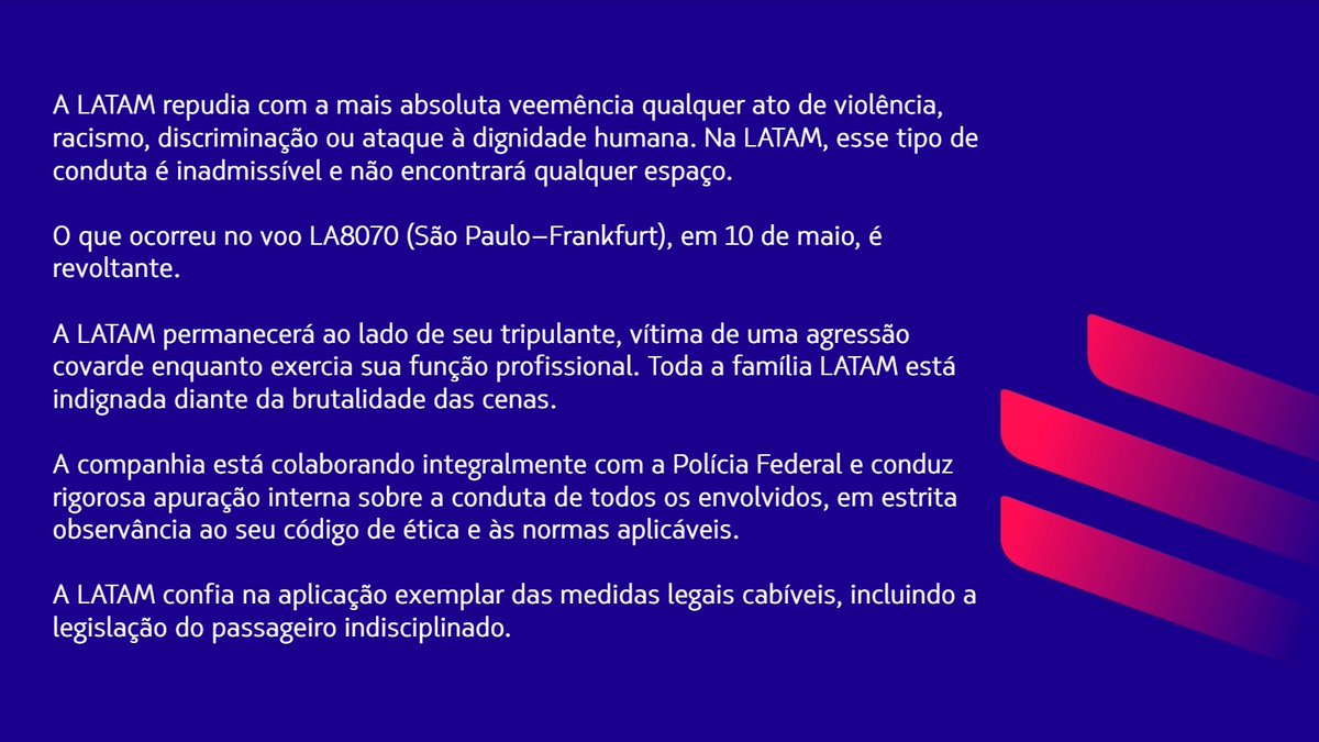 LATAM Airlines Brasil tweet media