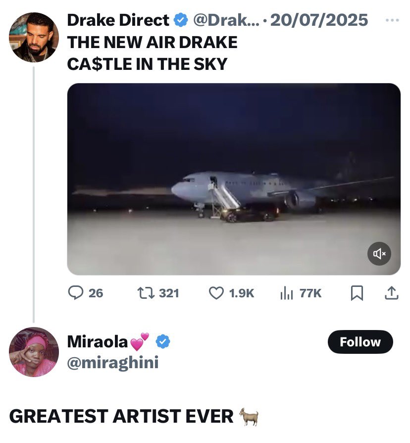 joshiimetro's tweet photo. @miraghini @chartdata @Drake @kendricklamar Bruh? 👀 https://t.co/0ZEJCE1snV