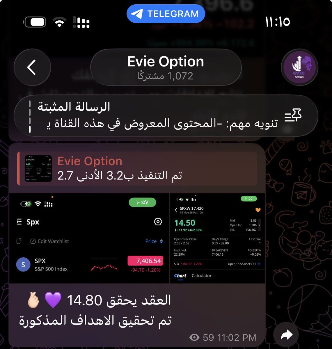 EVIE OPTION tweet media
