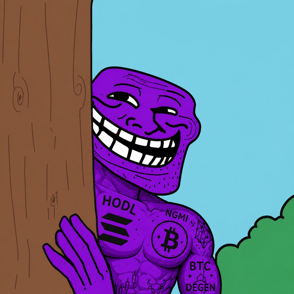 Purple Troll tweet media