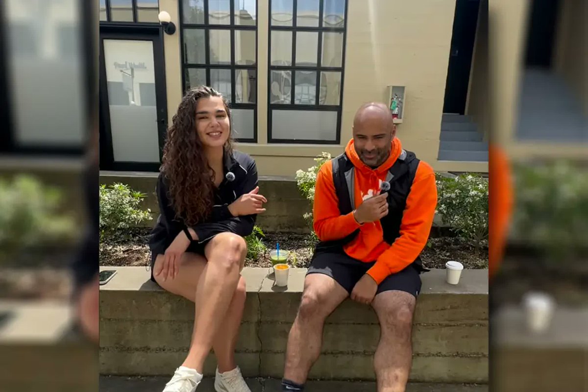 sprudge's tweet photo. Gio Fillari sits down with for an interview with Chicago Sky power forward Maddy Westbeld outside Prince Coffee in Portland. https://t.co/rkmUgO1x3O https://t.co/4ymXurmxb9