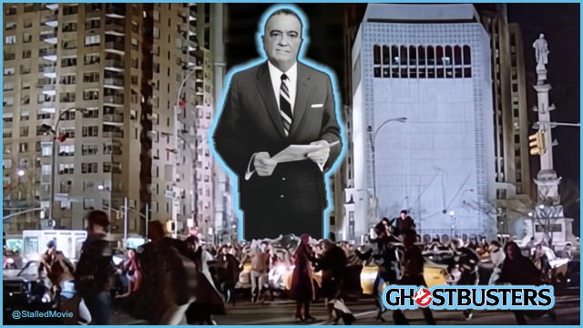 StalledMovie's tweet photo. Always wondered why J EDGAR HOOVER never turned up at the end of #Ghostbusters? 🤔 https://t.co/MU6x0DsCuP