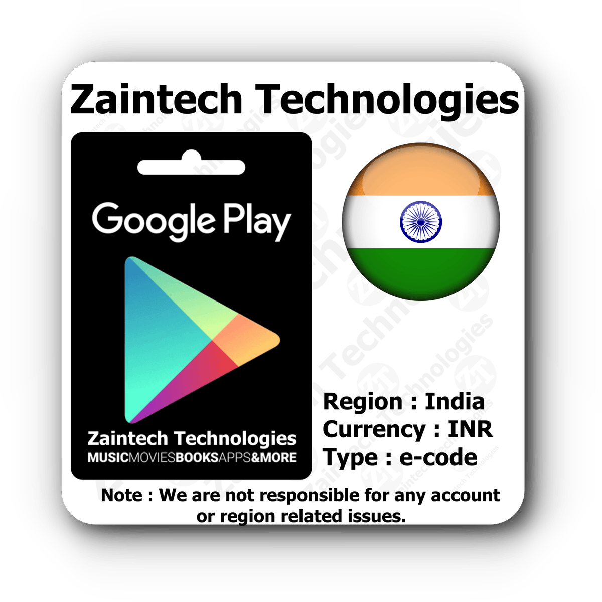 zaintech's tweet photo. Google Play Gift Card India
Instantly top up your Indian Google Play account to buy premium apps, games, and subscriptions.

https://t.co/RILATCYBhp

#GooglePlayGiftCardIndia #GooglePlayIndia #GooglePlayRedeemCode #PlayStoreRecharge #GooglePlayGiftCard #IndianGamers https://t.co/35o0wcdgXw