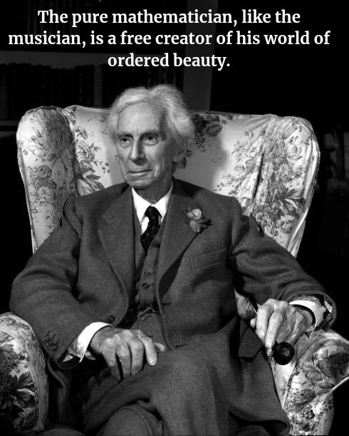 Math_files's tweet photo. Bertrand Russell about pure mathematics ✍️
(18 May 1872 – 2 February 1970) https://t.co/bd8aKmntCG